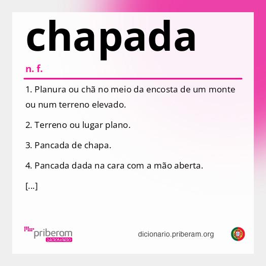 Significado de chapada